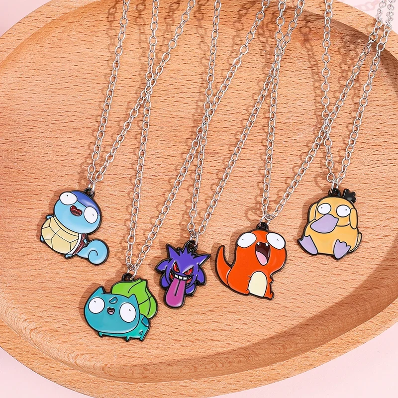 Colliers Pokémon amusants, Bulbizarre, Psykokuck, Ectoplasma, Salamèche ou Carapuce