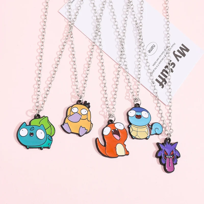 Colliers Pokémon amusants, Bulbizarre, Psykokuck, Ectoplasma, Salamèche ou Carapuce