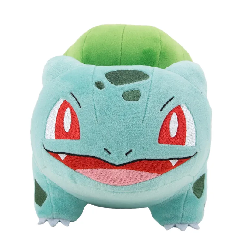 Coffret de peluches Pokémon de démarrage avec Carapuce, Bulbizarre et Salamèche (environ 18-20 cm)