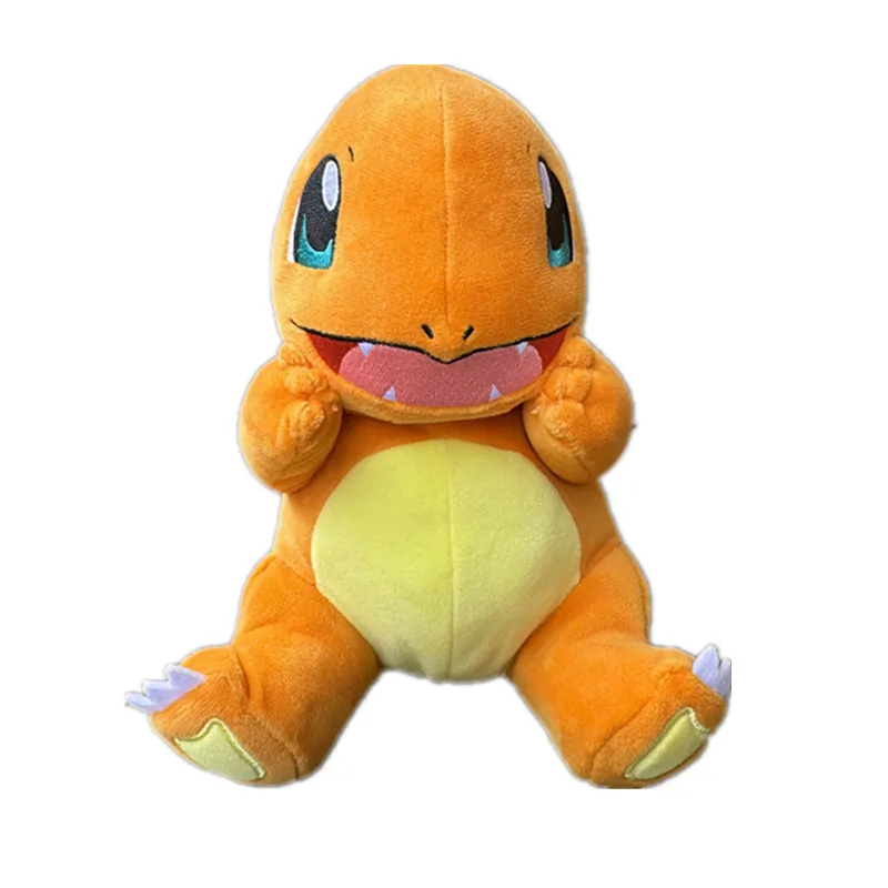 Coffret de peluches Pokémon de démarrage avec Carapuce, Bulbizarre et Salamèche (environ 18-20 cm)