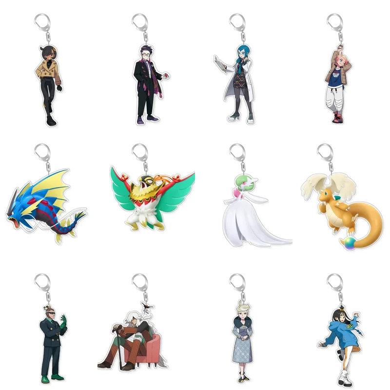 Porte-clés Pokémon Legends ZA - de nombreux motifs Pokémon colorés