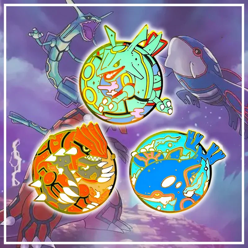Broche, badge Rayquaza, Groudon ou Kyogre