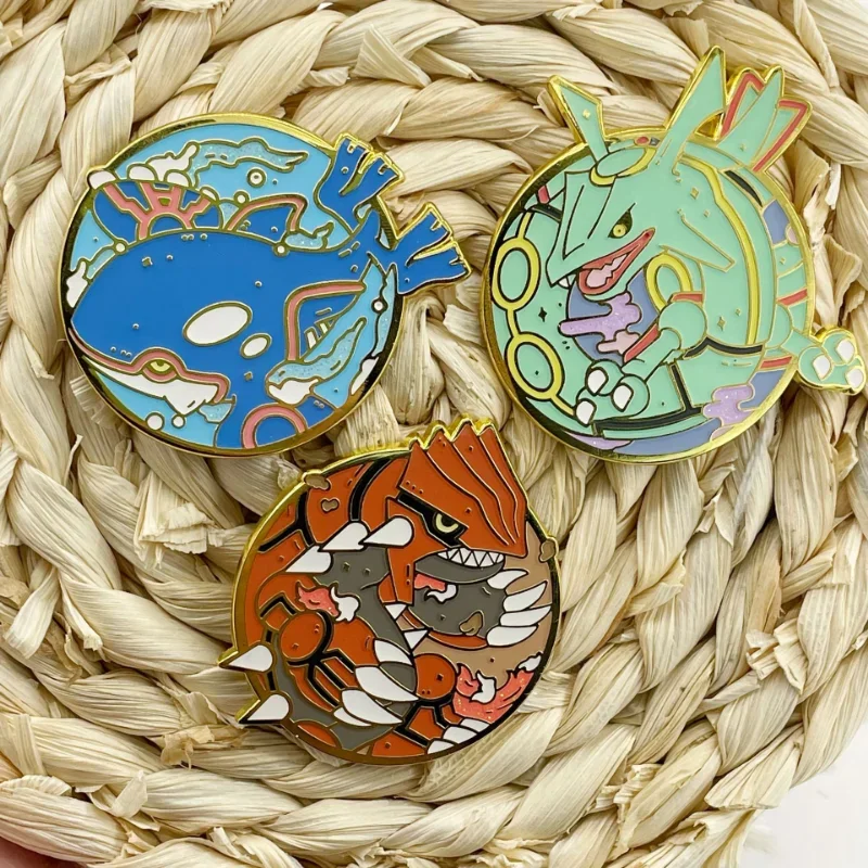 Broche, badge Rayquaza, Groudon ou Kyogre