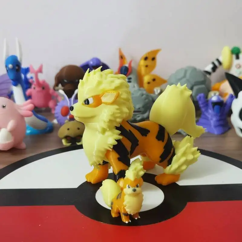 Figurines Pokémon Arkani Arcanine ou Growlithe Fukano