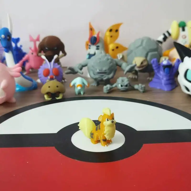Figurines Pokémon Arkani Arcanine ou Growlithe Fukano