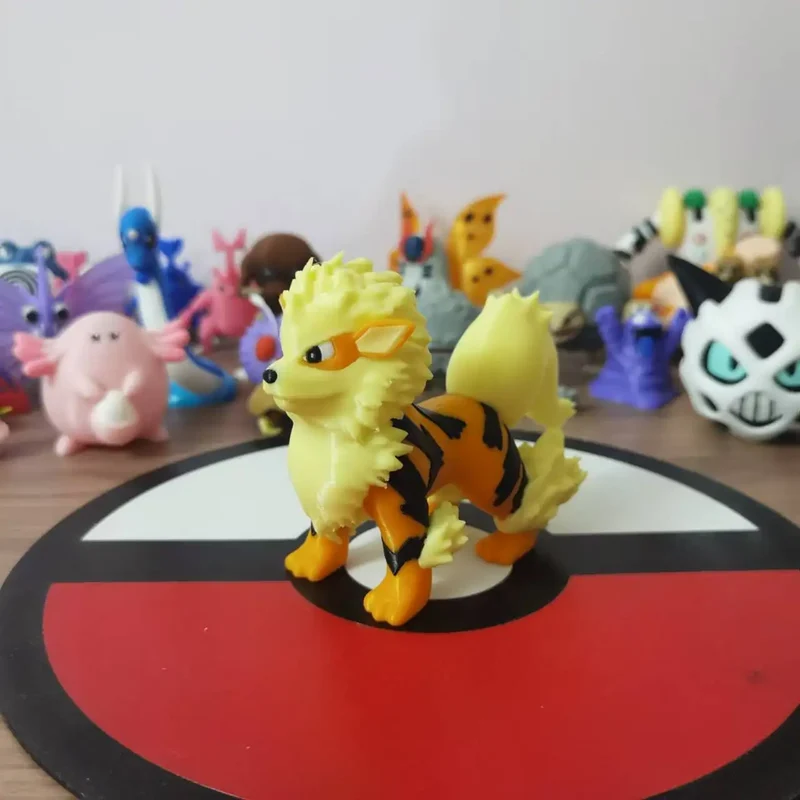 Figurines Pokémon Arkani Arcanine ou Growlithe Fukano