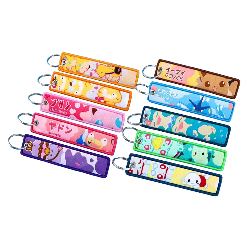 Porte-clés pendentif en tissu Pokémon Pikachu