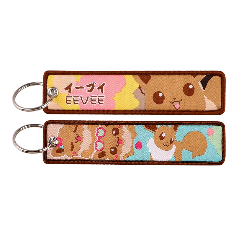 Porte-clés pendentif en tissu Pokémon Pikachu