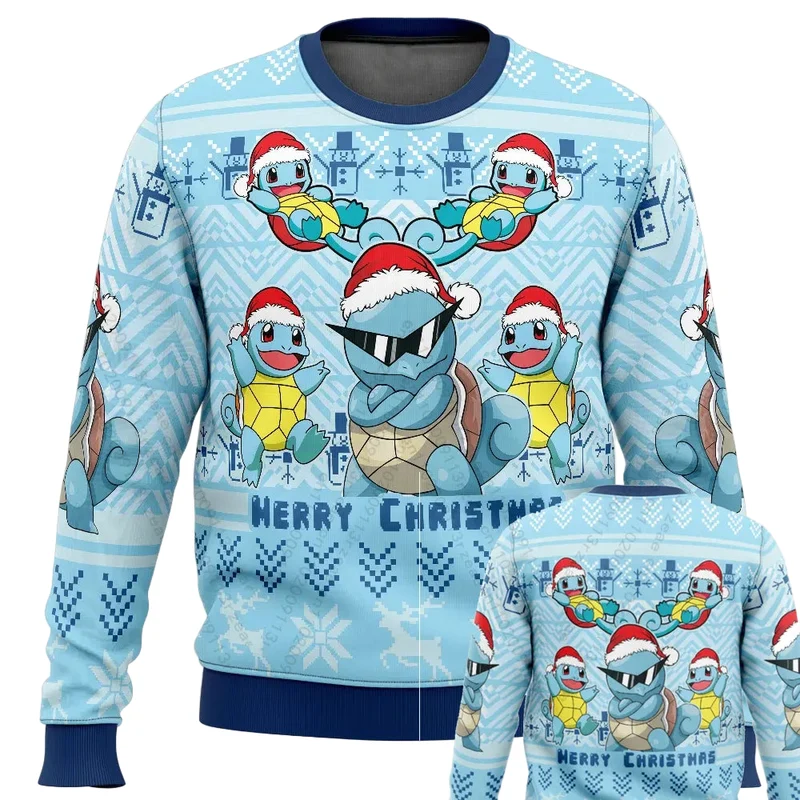 Pull de Noël Carapuce cool (Enfants / Adultes)
