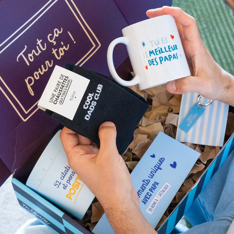 Coffret cadeau Papa - 5 surprises pour la Fête des Pères