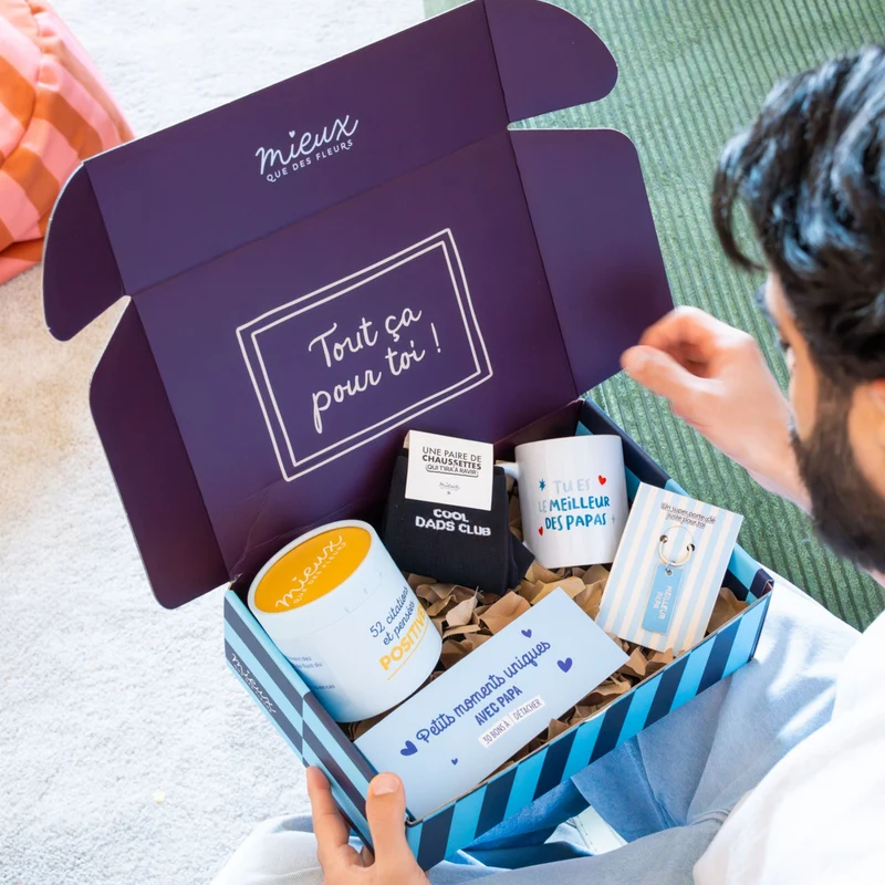 Coffret cadeau Papa - 5 surprises pour la Fête des Pères