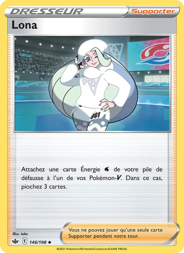 Lona 146/198 — EB06 – Règne de Glace — Carte Pokémon française