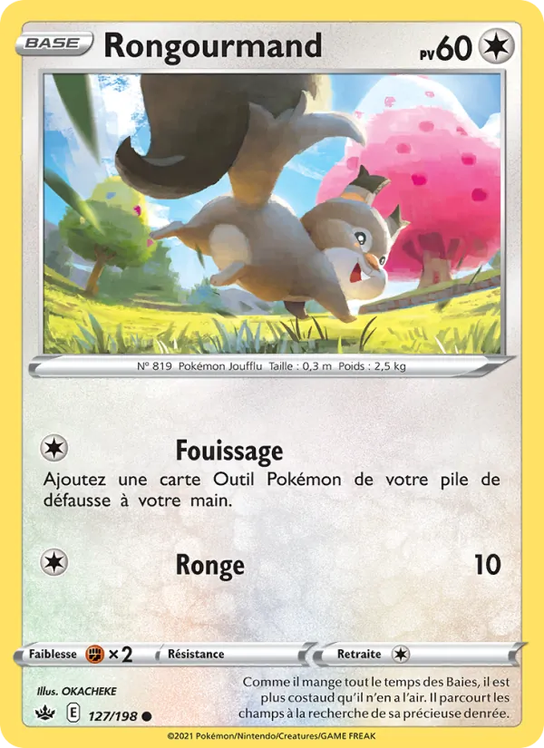 Rongourmand 127/198 — EB06 – Règne de Glace — Carte Pokémon française