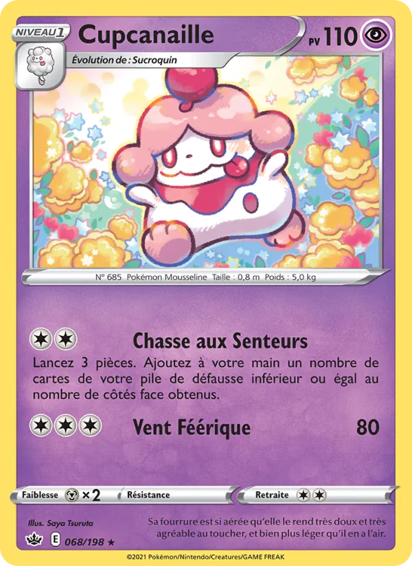 Cupcanaille 68/198 — EB06 – Règne de Glace — Carte Pokémon française