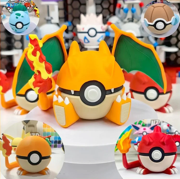Pokéball Premium dans de nombreux modèles : Salamèche, Carapuce, Bulbizarre, Dracaufeu et bien d'autres.