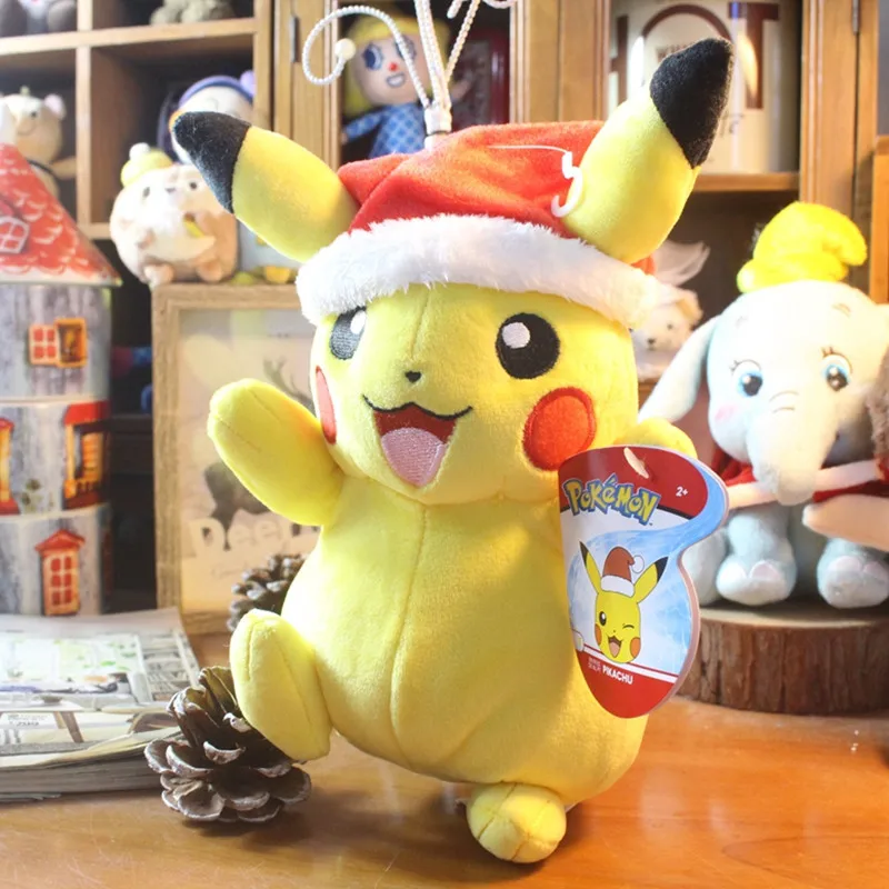 Peluches Pikachu Halloween ou Noël (environ 20 cm)