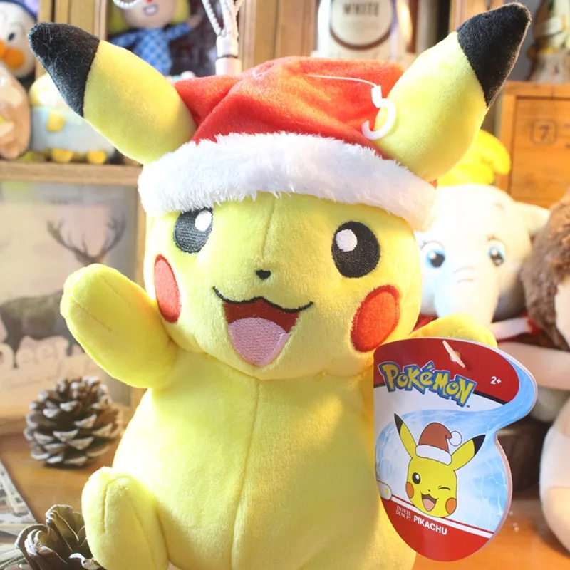 Peluches Pikachu Halloween ou Noël (environ 20 cm)