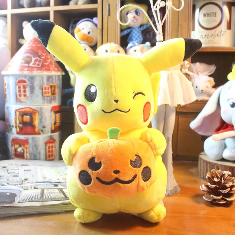 Peluches Pikachu Halloween ou Noël (environ 20 cm)