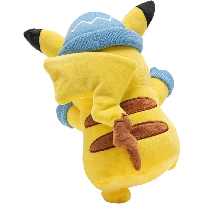 Peluche Pikachu câlin avec chapeau et gants (environ 20 cm)
