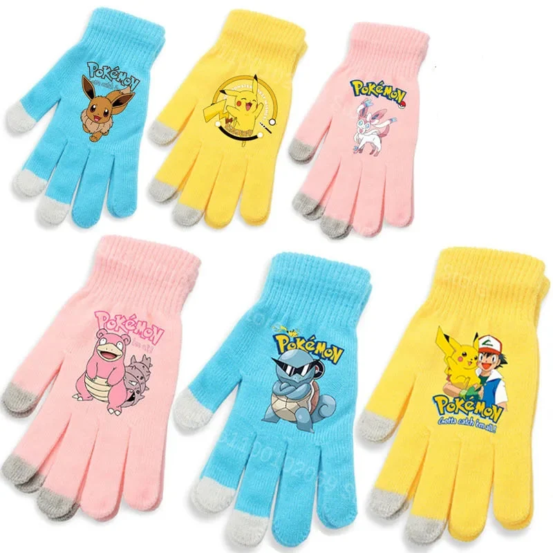Gants Pokémon colorés pour adultes