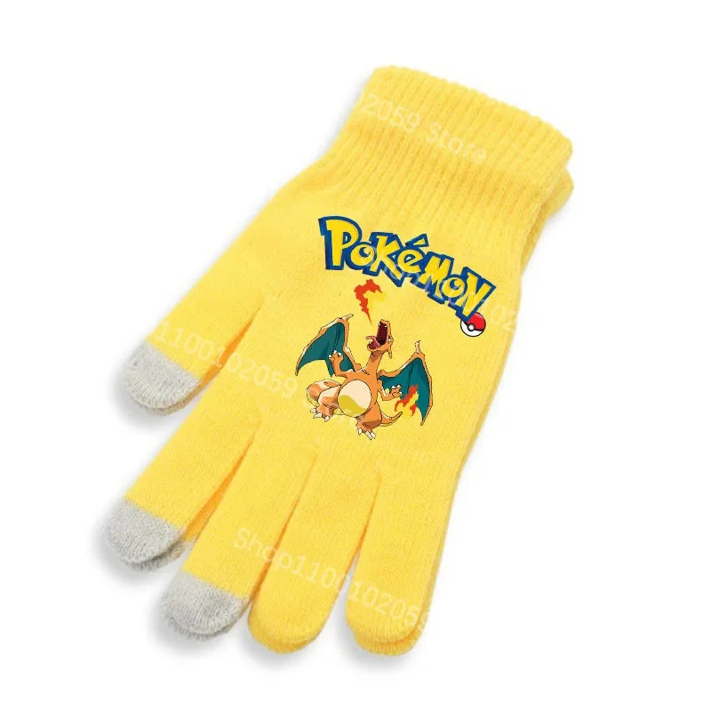 Gants Pokémon colorés pour adultes