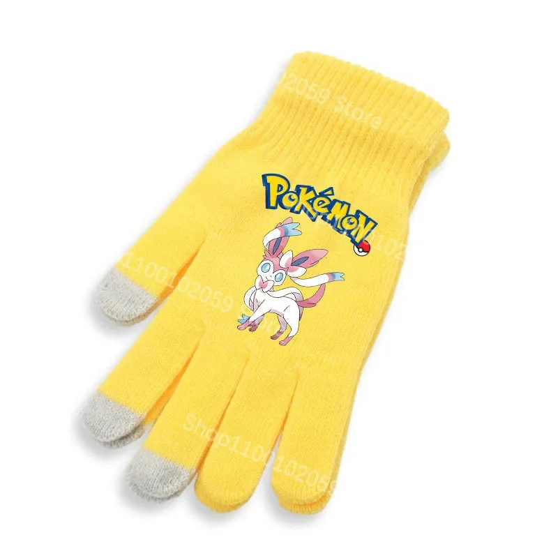 Gants Pokémon colorés pour adultes