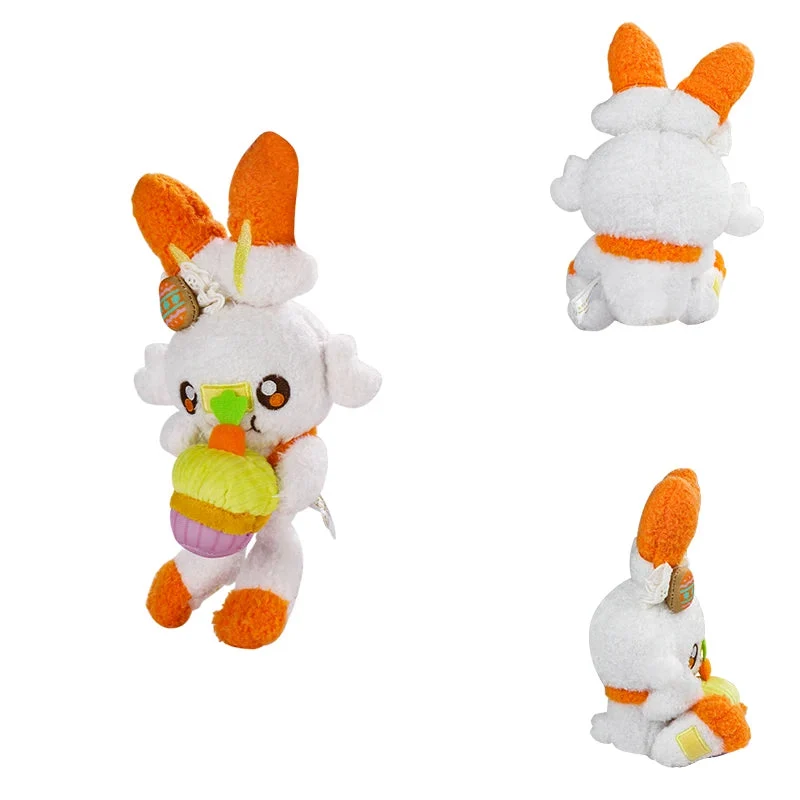 Peluche Pokémon au look de Pâques - Pikachu, Pawmi ou Hopplo