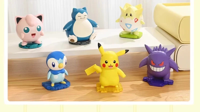 Magnifique figurine Gengar, Pikachu, Tiplouf, Togepi, Relaxo ou Jigglypuff