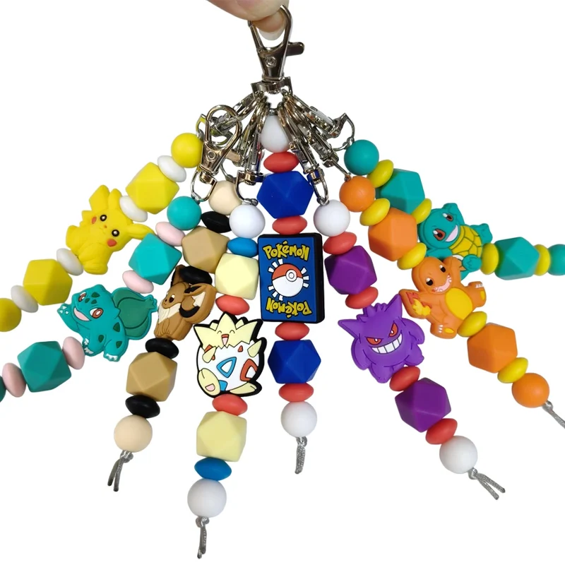 Bracelets de perles en silicone Pokémon