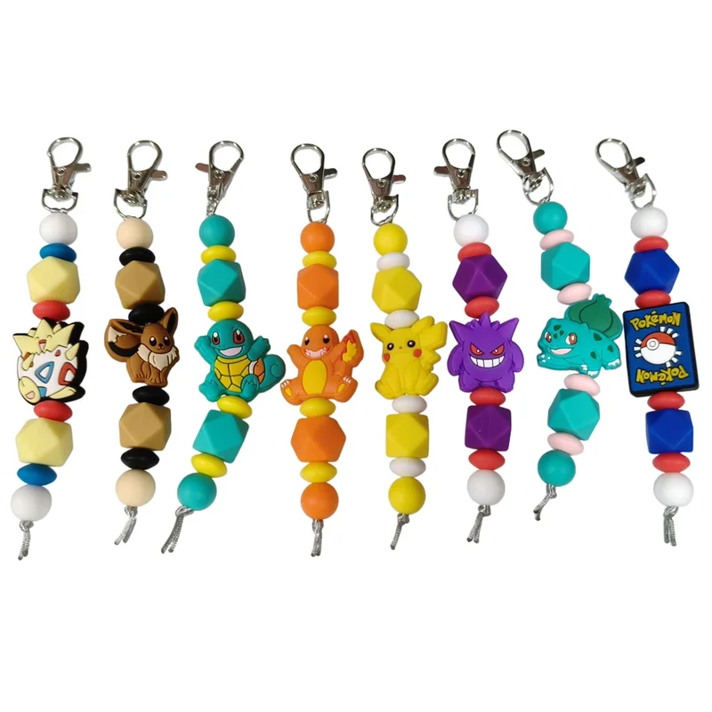 Bracelets de perles en silicone Pokémon