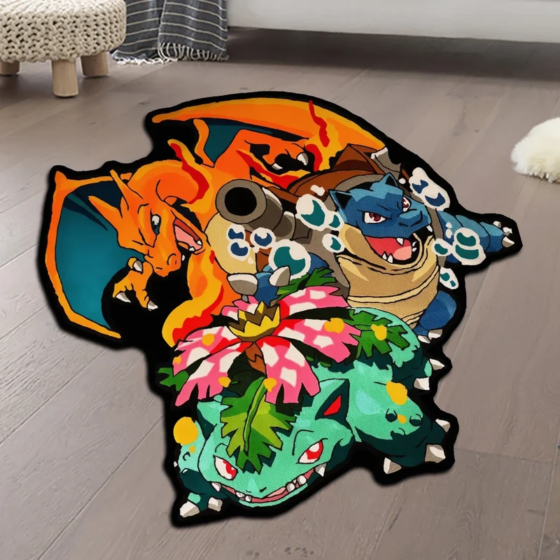 Tapis de jeu Pokémon colorés dans de nombreux modèles