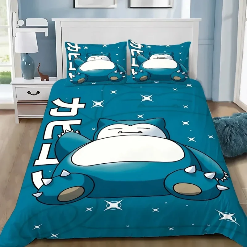 Linge de lit avec de superbes motifs Pokémon Relaxo Snorlax