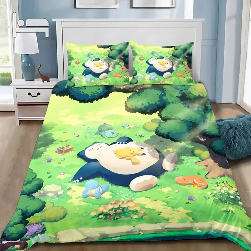 Linge de lit avec de superbes motifs Pokémon Relaxo Snorlax