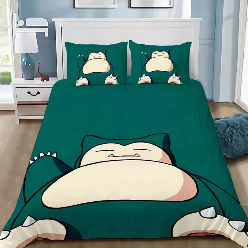 Linge de lit avec de superbes motifs Pokémon Relaxo Snorlax