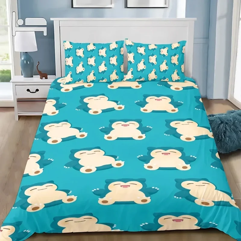 Linge de lit avec de superbes motifs Pokémon Relaxo Snorlax