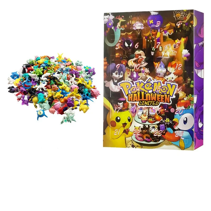 Calendriers de l'Avent de Noël avec des motifs Pikachu et Pokémon