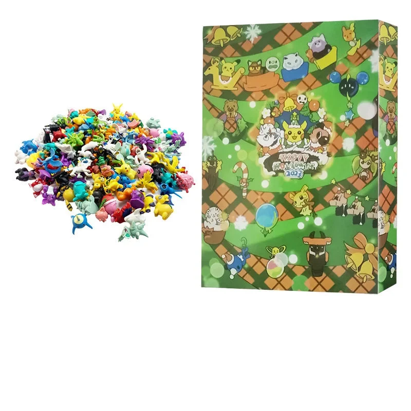 Calendriers de l'Avent de Noël avec des motifs Pikachu et Pokémon