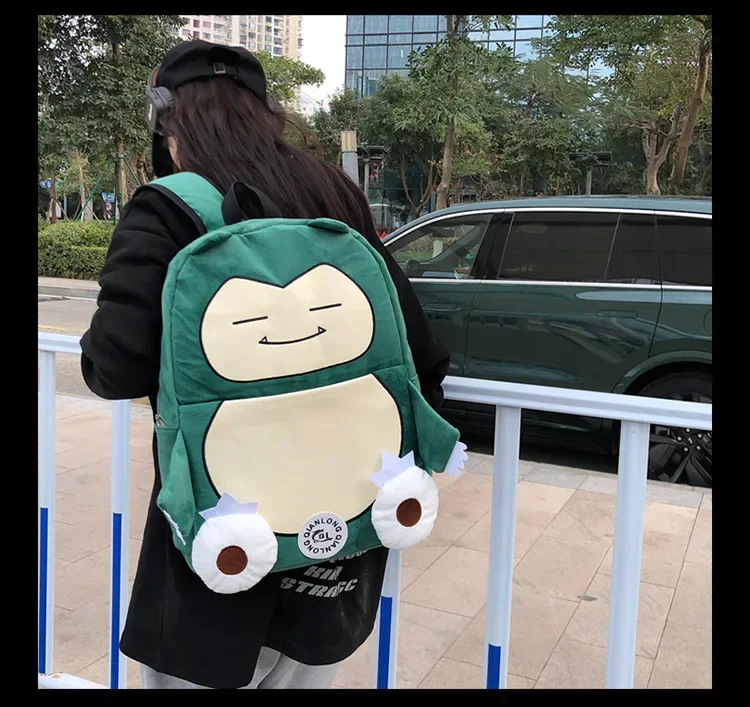 Sac à dos Pokémon Relaxo Snorlax pour l'école ou les loisirs