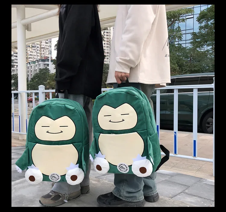 Sac à dos Pokémon Relaxo Snorlax pour l'école ou les loisirs