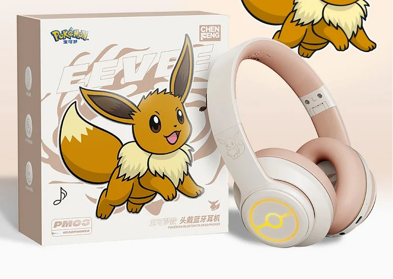 Casque Bluetooth Pokémon au motif Evoli, Gengar ou Vulpix