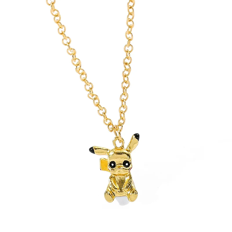 Grand collier Pikachu doré