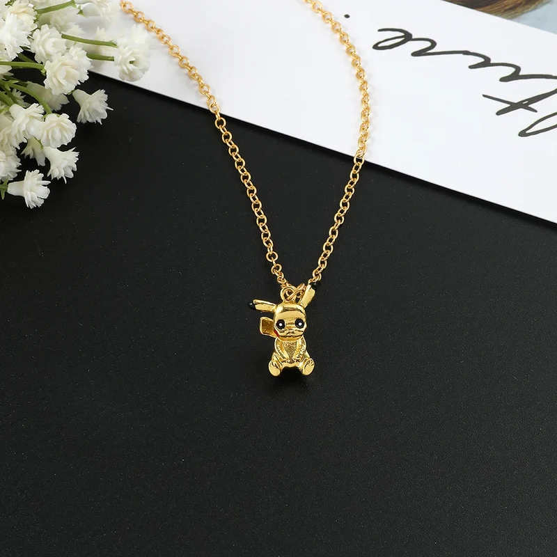 Grand collier Pikachu doré