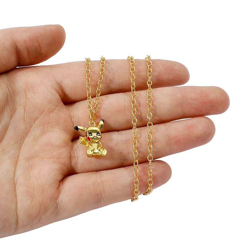 Grand collier Pikachu doré