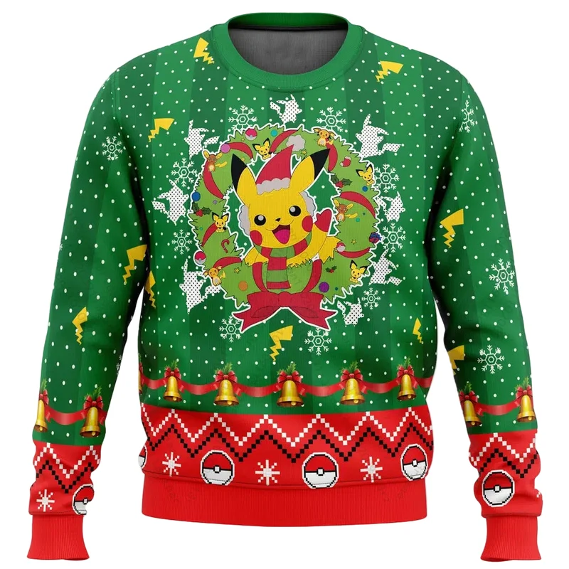 Pull Pikachu au look de Noël Pull de Noël Pull