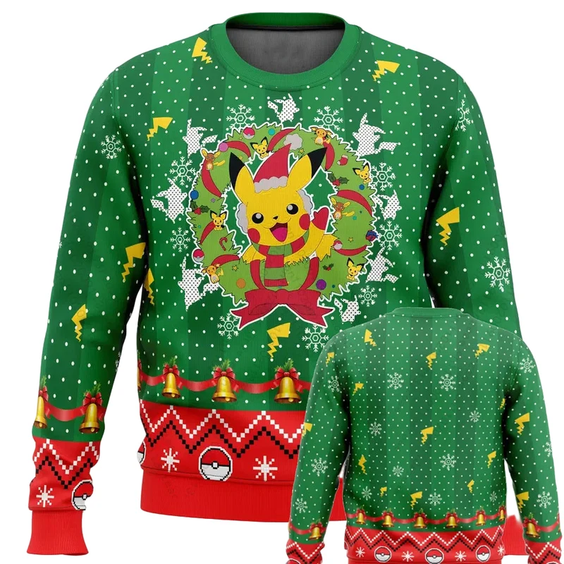 Pull Pikachu au look de Noël Pull de Noël Pull