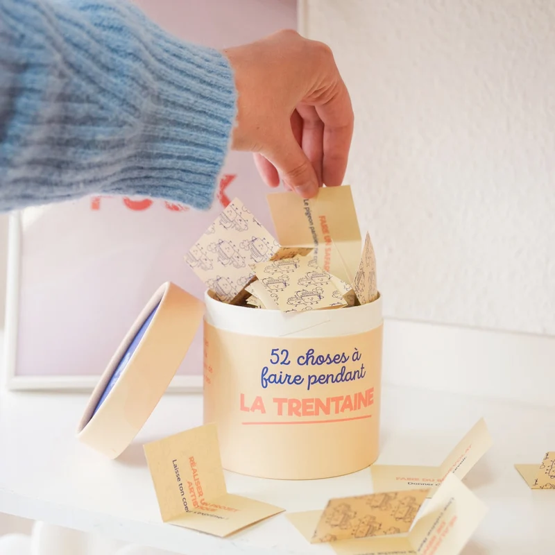 52 choses à faire pendant la trentaine - Idée cadeau 30 ans