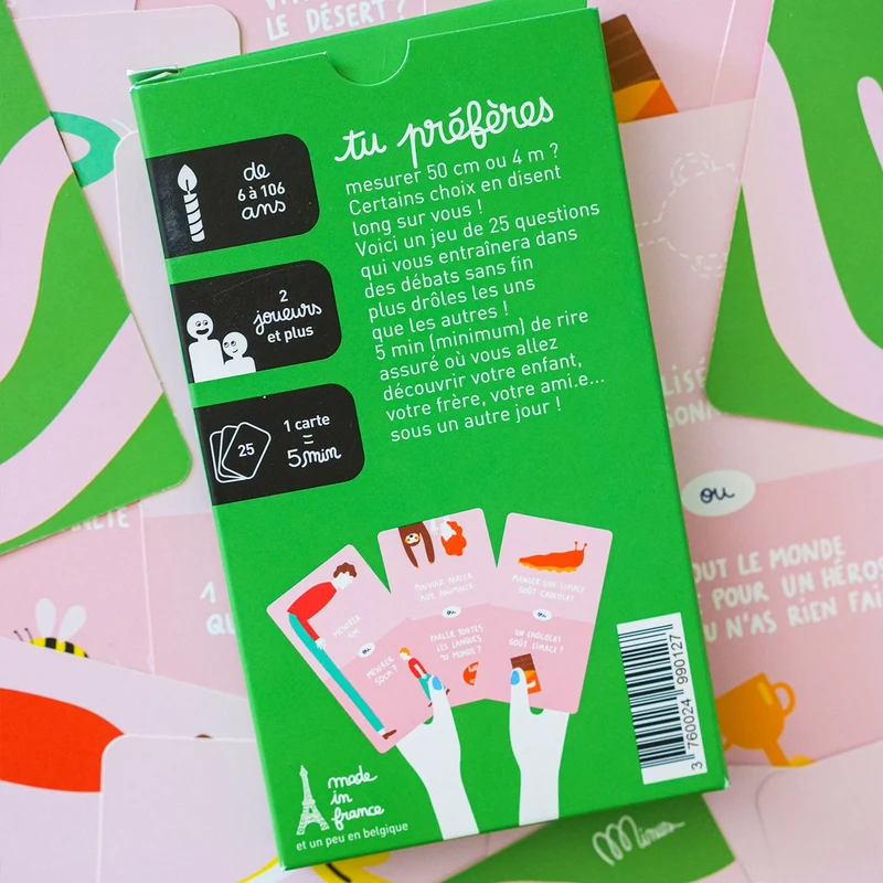 Jeu Dilemmes Absurdes - Le "Tu préfères ?" en famille (made in France)