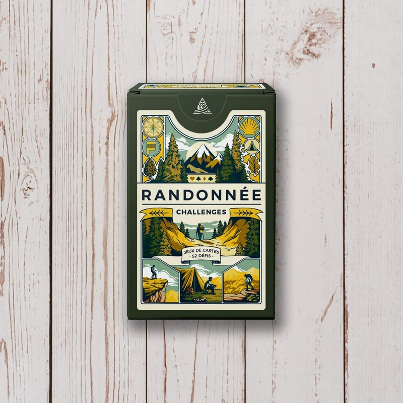 Jeu de cartes défis randonnée 2 en 1 : animez vos balades nature