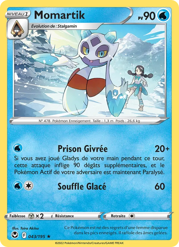 Momartik 43/195 — EB12 – Tempête Argentée — Carte Pokémon française