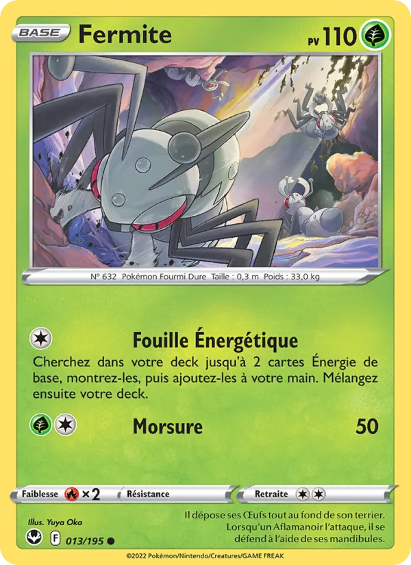 Fermite 13/195 — EB12 – Tempête Argentée — Carte Pokémon française